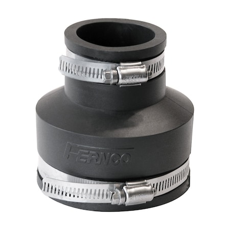 Fernco Fernco Schedule 40 3 in. Hub X 1-1/2 in. D Hub PVC Flexible Coupling 1 pk P1056-315